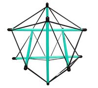 LKYLVEE Fascia Tension Model Anatomical Column Tension Integral Model Tension Model for Science Education,Green,24cm