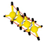 LKYLVEE Integral Structure Tension Model - Anatomical Spine Model - Demonstration Dynamic Tensioning Aids,Yellow,18cm