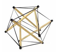 LKYLVEE Structural Fascial Tensioning Body Model - Tensioned Integral Model - for Teaching Learning Display,White,24cm