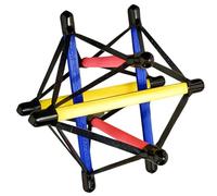 LKYLVEE Tensile Integral Model - Three-Colour Demonstration Dynamic Practical Rehabilitation Model - Human Fascial Tension Teaching Aid,Flesh,12cm