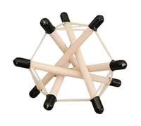 LKYLVEE Tensioned Integral Model - Dynamic Demonstration of Six-Rod Axial Tension Model - for Fascial Tension Teaching Aid,Flesh,12cm