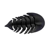 LKYLVEE Trilobite Fossil Real Fossils Trilobite Miniature Ornaments 3D Printed Anatomy Model for Home, Office, Garden & Desktop Decoration,Black,11cm