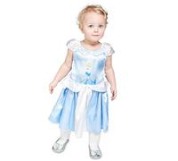 amscan 10116038 Printed Cinderella Character Dress, 6-12 Months, 1 Pc
