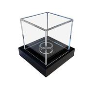LL-Golf Small universal Acrylic Showcase/Display Case in 6x6x6 cm with black velvet for a Figure, Model, Jewellery, Medal, Mineral, Watch