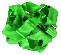 LL Gym Dance Ribbon Rhythmic Art Gymnastic Streamer Baton Twirling Rod Stick 4M (Green)