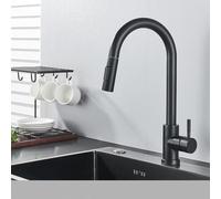 ll-Out Gold Kitchen Faucet with Touch Control - Sensitive Sensor Mixer Tap for Kitchen No Sense Elegant Black Finish Easy Installation Durable and Stylish