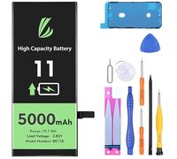 LL TRADER Battery for iPhone 11, 5000mAh High Capacity Lithium-ION Battery with All Repair Tools