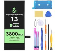 LL TRADER Battery for iPhone 13, 3800mAh High Capacity 0 Cycle Replacement Battery for iPhone 13 with Repair Tools 002