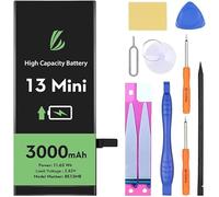 LL TRADER Battery for iPhone 13 Mini, 3200mAh High Capacity 0 Cycle Replacement Battery for iPhone 13 Mini with Repair Tools