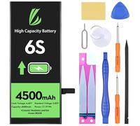 LL TRADER Battery for iPhone 6s, 4500mAh High Capacity Lithium Polymer Battery with Repair Tools