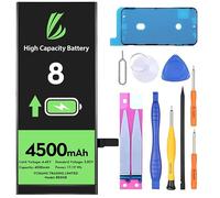 LL TRADER Battery for iPhone 8, 4500mAh High Capacity Lithium Polymer Battery with All Repair Tools
