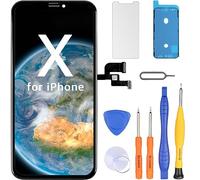 LL TRADER for iPhone X 5.8 inch LCD Display Replacement Touch Screen Digitiser with Repair Tool Kits