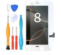 LL TRADER iPhone 8 LCD Screen 4.7 Inch FHD Replacement 3D Touch Digitizer Assembly and Repair Kit White (for Models A1863, A1905, A1906) U01