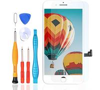 LL TRADER LCD for iPhone 8 Plus Display Digitizer Screen with Glass Lens Repair Replacement Kit White