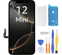 LL TRADER Replacement Screen for iPhone 12 Mini LCD Retina 5.4 Inch FHD Display COF, Touch Screen Digitizer with Repair Tool Kits, Waterproof Tape and Display Protocol 20252
