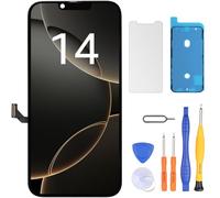 LL TRADER Screen for iPhone 14, 6.1" FHD Touch Screen Replacement for iPhone 14 LCD Digitizer with Repair Tool U01