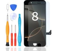 LL TRADER Screen for iPhone 8 LCD 4.7 Inch FHD Replacement 3D Touch Digitizer Assembly and Repair Kit Black (for Models A1863, A1905, A1906) U01