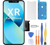 LL TRADER Screen for iPhone XR LCD Screen Replacement 6.1'' Touch Screen Digitizer iPhone XR Frame Assembly Repair Tool with Model A1984 A2105 A2106 A2107 A2108