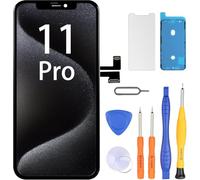 LL TRADER Screen Replacement for iPhone 11 Pro 5.8" LCD Retina FHD Display COF Touch Screen Digitiser with Repair Tool Kits, Waterproof Tape and Screen Protoctor 03