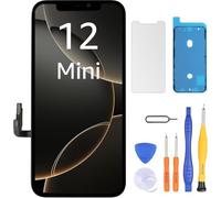 LL TRADER Screen Replacement for iPhone 12 mini LCD Touch Digitizer 5.4’’ Full Display Assembly and Repair Tools Black
