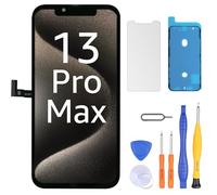 LL TRADER Screen Replacement for iPhone 13 Pro Max 6.7" LCD Retina FHD Display COF Touch Screen Digitiser with Repair Tool Kits, Waterproof Tape, Screen Protoctor