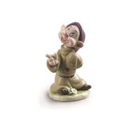 LLADRÓ Dopey Snow White Dwarf Figurine. Porcelain Figure Figure.