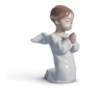 LLADRÓ Angel Praying Figurine. Porcelain Figure Figure.