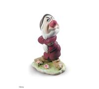 LLADRÓ Grumpy Snow White Dwarf Figurine. Porcelain Figure Figure.