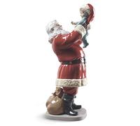 LLADRÓ Merry Christmas Santa! Figurine. Porcelain Figure Figure.