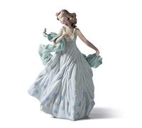 LLADRÓ Summer Serenade Woman Figurine. Porcelain Figure Figure.