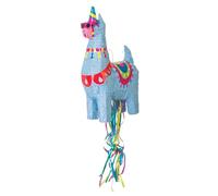 Llama 3D Pinata - Vibrant Blue & Colorful Design - Perfect for Parties & Events - 1 Pc