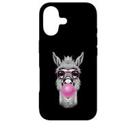 Llama Alpaca Bubble Gum Wearing Glasses Case for iPhone 17