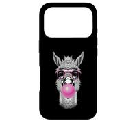 Llama Alpaca Bubble Gum Wearing Glasses Case for iPhone 17 Pro