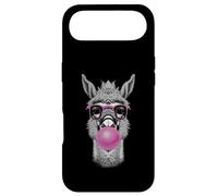 Llama Alpaca Bubble Gum Wearing Glasses Case for iPhone Air