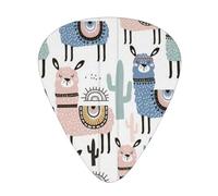 Llama Alpaca Cactus Premium Bass Electric Guitar Picks,Guitar Plectrum For Unparalleled Musical Experience