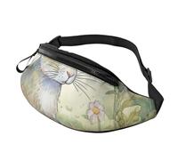 Llama Alpaca Cake Cactus Fanny Pack for Women Men Fashion Waist Pack Adjustable Belt Bag for Workout Running Travelling Casual Waist Bag, Garden Bunny, One Size