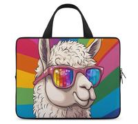 Llama Alpaca Laptop Bag Waterproof Computer Carry Case Tablet Protective Cover for Men Women