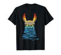 Llama Alpaca Lover Retro Vintage Newretro Style T-Shirt