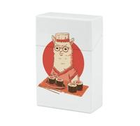 Llama Alpaca1 Sushi1 Novelty Cigarette Case Box Lightweight Plastic 20 Pcs Cigarettes Holder