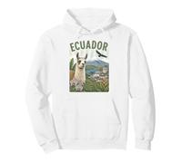 Llama Andes Volcano, Ecuador Scenic, Quito Backpacking Pullover Hoodie