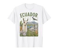 Llama Andes Volcano, Ecuador Scenic, Quito Backpacking T-Shirt