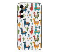 Llama Cactus Novelty Phone Cases Compatible With Galaxy S23/Plus/Ultra Slim TPU Protective Cover Case Printed Protector