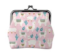 Llama Cactus Printing Minimalist Lightweight Wallet for School and Work Commutes,Concerts Travel Kit Wallet