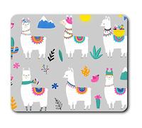 Llama Cartoon Alpaca Mouse Mat Pad Computer PC Laptop Gaming Office Home Desk Accessory Gadget 12941
