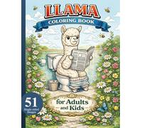 Llama Coloring Book for Adults and Kids: Cute Alpaca, Animal Pet Activity Gifts Coloring Pages