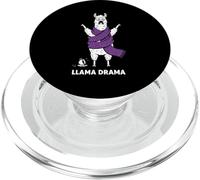 Llama Drama Quirky Scarf PopSockets PopGrip for MagSafe