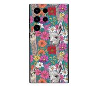 Llama Flowers Novelty Phone Cases Compatible With Galaxy S23/Plus/Ultra Slim TPU Protective Cover Case Printed Protector