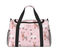 Llama Hand Travel Bag â€“ Durable Carry-On Luggage Weekend Bag, Travel Tote Luggage Bag, Travel Vacation Bag, Trip Bag, Portable Bag, Travel Gear Carryall Bag