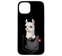 Llama In Pocket Peeking Cute Animal Llama Case for iPhone 15 Plus