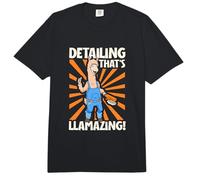 Llama is a auto Detailer Comfort Colors Adult Heavyweight T-Shirt